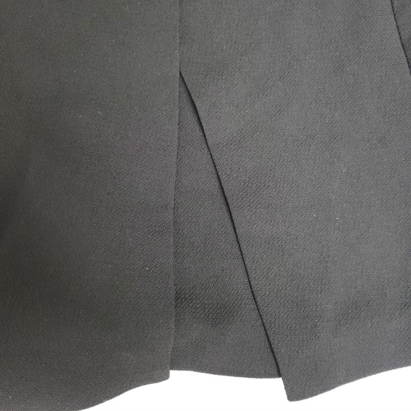 BCB Generation Black Mini Skirt Skort Size 6 Back Zip Dressy Hook And Eye - Picture 2 of 9